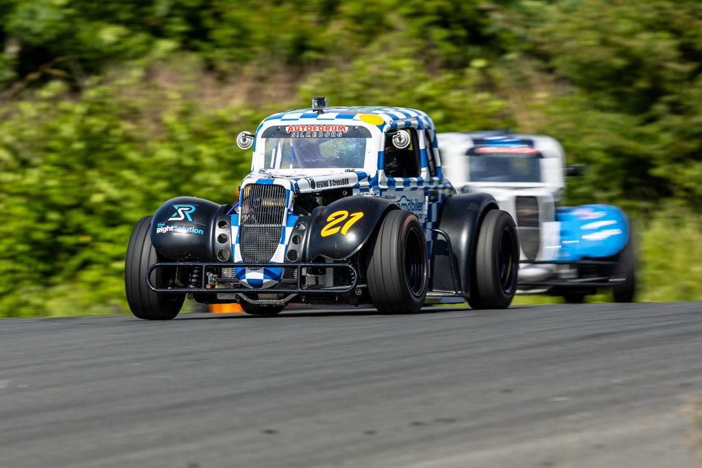 Efter en næsten perfekt lørdag blev Michael Søvang Christensen ramt af skuffelser om søndagen i Grand Prix Tours Legend Car Cuppen
(Foto: Grippo)